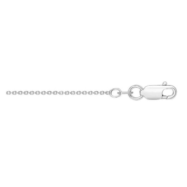 Sterling Silver 1.1mm Round Cable Chain with Lobster Clasp Texas Gold Connection greenville, TX