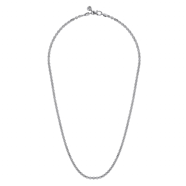925 Sterling Silver Link Chain Necklace 3.6mm 22inch Texas Gold Connection greenville, TX