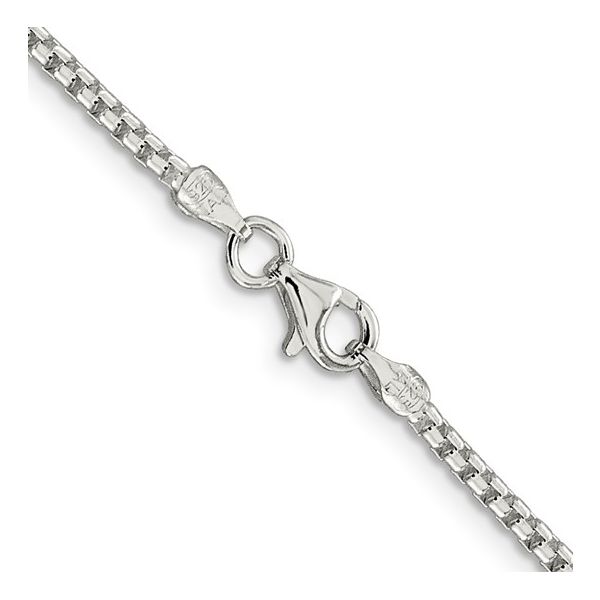Sterling Silver 2mm Round Box Chain Image 3 Texas Gold Connection greenville, TX
