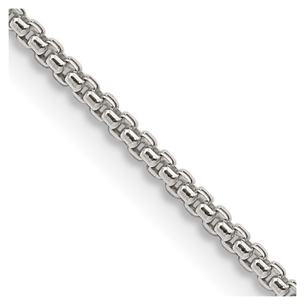 Sterling Silver 1.5mm Round Box Chain Image 3 Texas Gold Connection greenville, TX