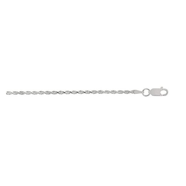 Sterling Silver 1.8mm Rope Chain with Lobster Clasp Texas Gold Connection greenville, TX