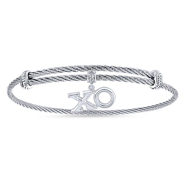 925 Silver/Stainless Steel Charm XO Texas Gold Connection Greenville, TX