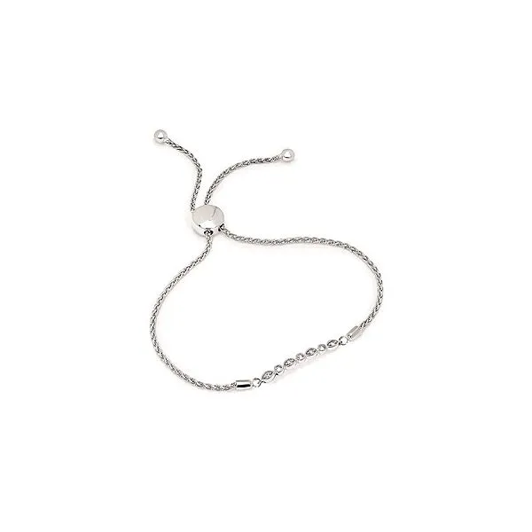 Silver 2025 bolo bracelet