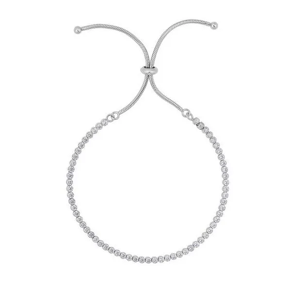Sterling Silver CZ Bolo Tennis Bracelet Texas Gold Connection Greenville, TX