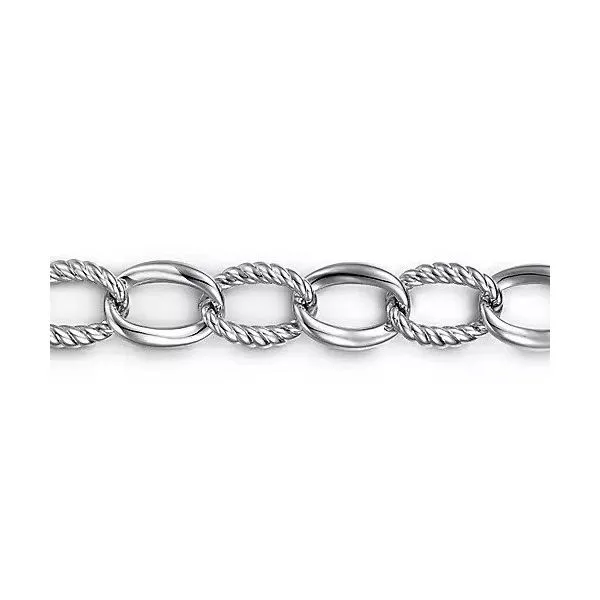 Sterling Silver Rope Bracelet 8in Image 2 Texas Gold Connection Greenville, TX