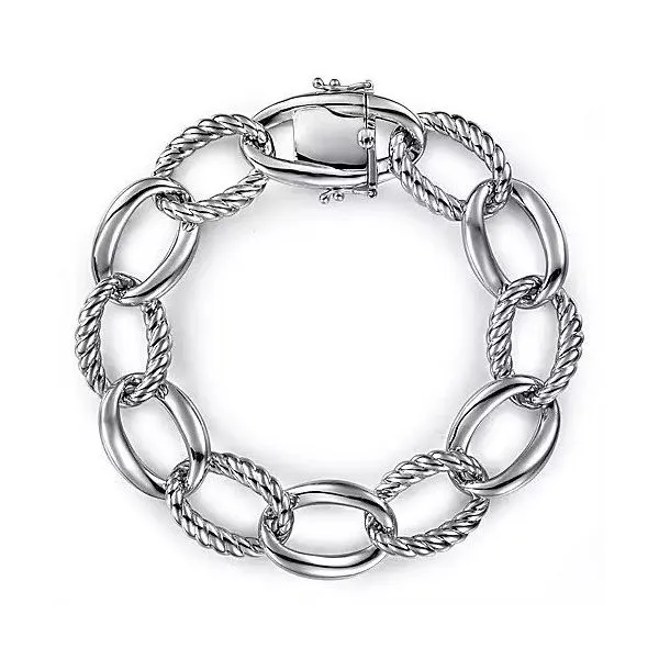 Sterling Silver Rope Bracelet 8in Texas Gold Connection Greenville, TX
