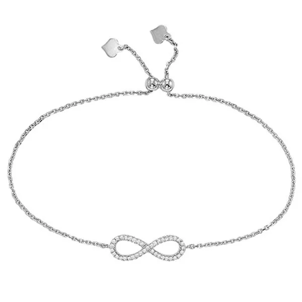 Ladies Diamond Infinity Bolo Bracelet Texas Gold Connection greenville, TX