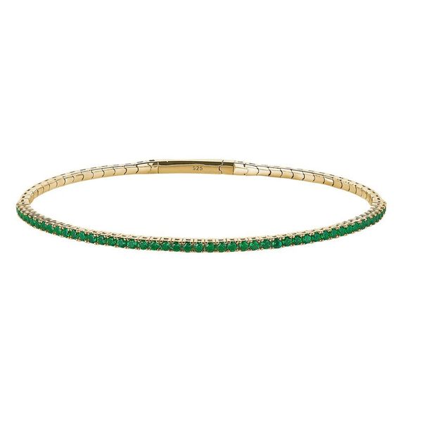 Gold Vermeil Sterling Silver May Birthstone Bracelet Texas Gold Connection greenville, TX