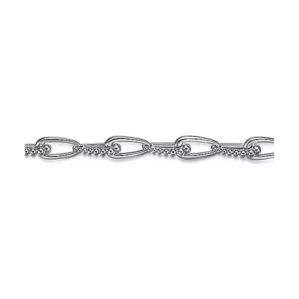 925 Sterling Silver Bujukan Link Chain Bracelet Image 2 Texas Gold Connection greenville, TX