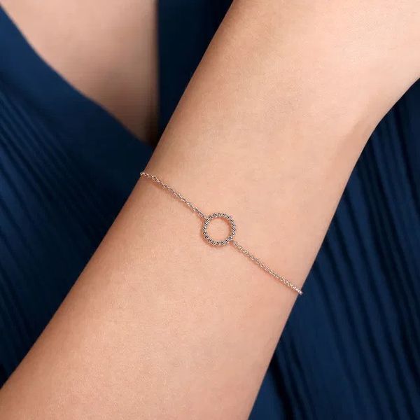 925 Sterling Silver Bujukan Circle Chain Bracelet Image 2 Texas Gold Connection greenville, TX