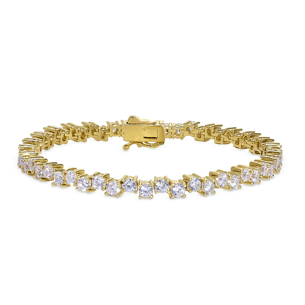 Staggered Stone Tennis Bracelet Texas Gold Connection greenville, TX