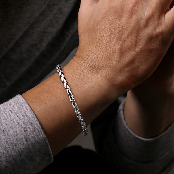 925 Sterling Silver Solid Chain Bracelet Image 2 Texas Gold Connection greenville, TX