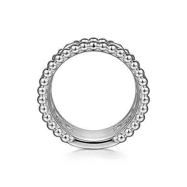 925 Sterling Silver Bujukan White Sapphire Easy Stackable Ring Image 2 Texas Gold Connection greenville, TX