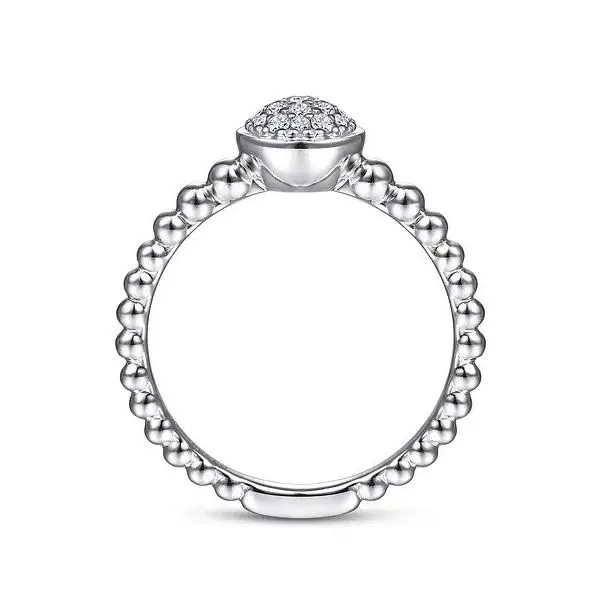 925 Sterling Silver White Sapphire Pave Bujukan Ring Image 2 Texas Gold Connection greenville, TX