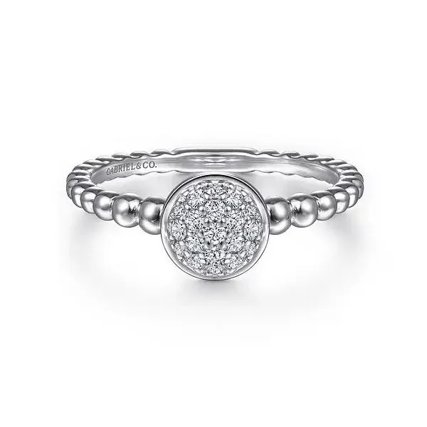 925 Sterling Silver White Sapphire Pave Bujukan Ring Texas Gold Connection greenville, TX