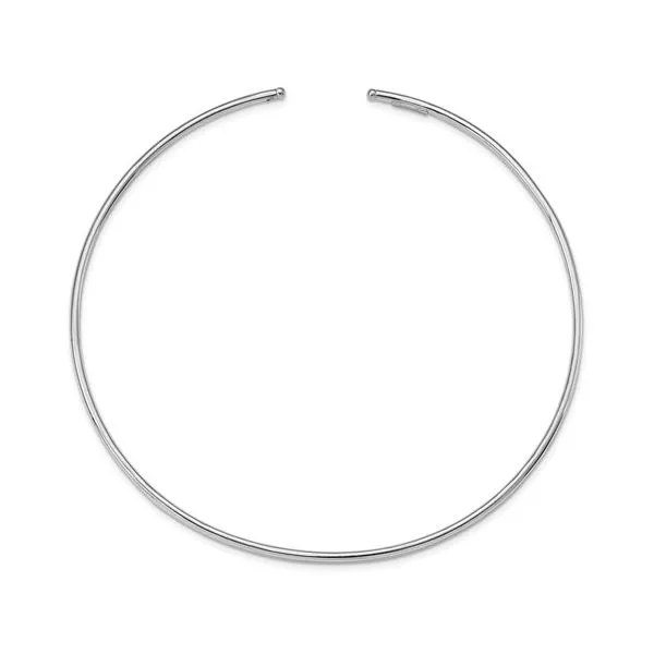 Sterling Silver Rhodium-plated Neck Collar Necklace Image 2 Texas Gold Connection Greenville, TX