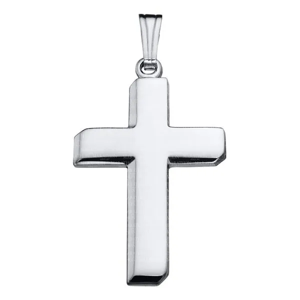 White Sterling Silver Cross Necklace/Pendants Texas Gold Connection Greenville, TX