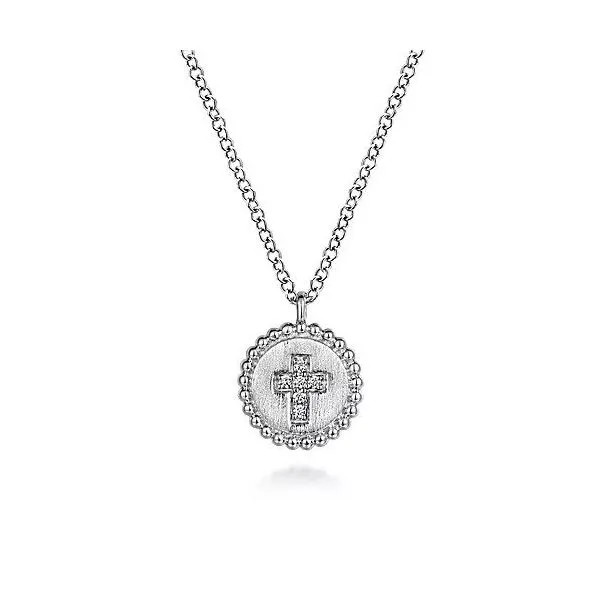 Sterling Silver Diamond Cross Pendant Necklace Texas Gold Connection Greenville, TX