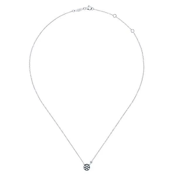 925 Silver Round Fashion White Sapphire Image 2 Texas Gold Connection Greenville, TX