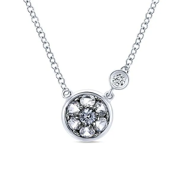 925 Silver Round Fashion White Sapphire Texas Gold Connection Greenville, TX