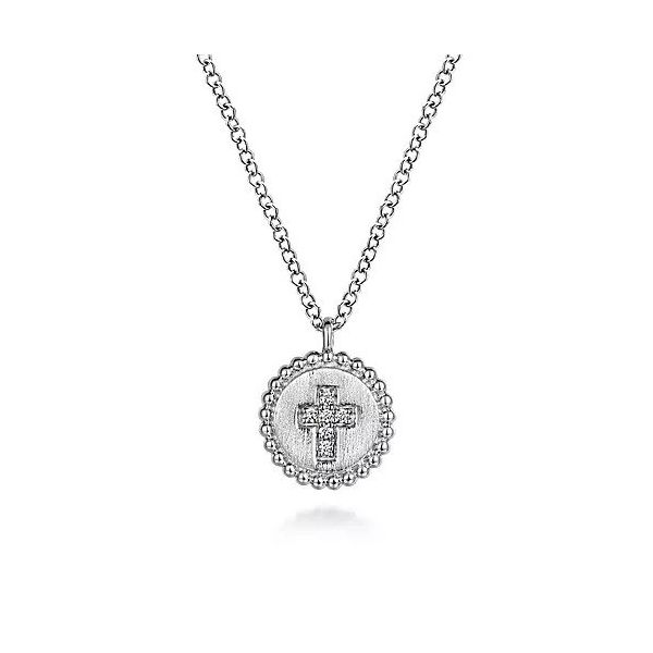 Sterling Silver Diamond Cross Pendant Necklace Texas Gold Connection Greenville, TX