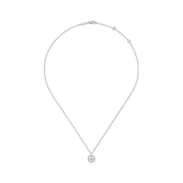 925 Sterling Silver Bujukan Pearl Pendant Necklace Image 2 Texas Gold Connection greenville, TX