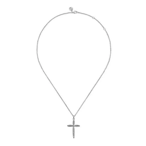 925 Sterling Silver Bujukan Cross Pendant Necklace Image 2 Texas Gold Connection greenville, TX