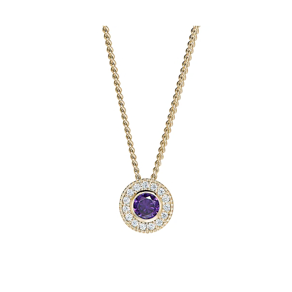 February Birthstone Pendant Texas Gold Connection greenville, TX