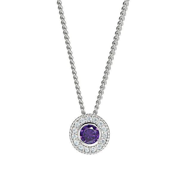 February Birthstone Pendant Texas Gold Connection greenville, TX