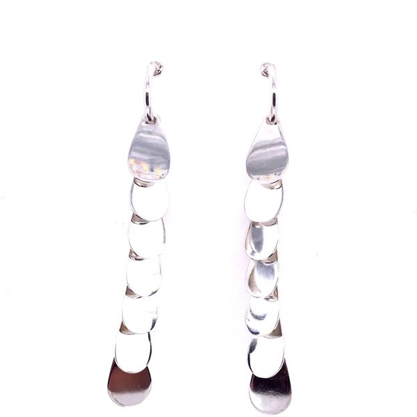 Sterling Silver Layered Drop Earrings Texas Gold Connection Greenville, TX