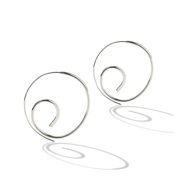 Sterling Silver Spiral French Wire Earrings Texas Gold Connection Greenville, TX