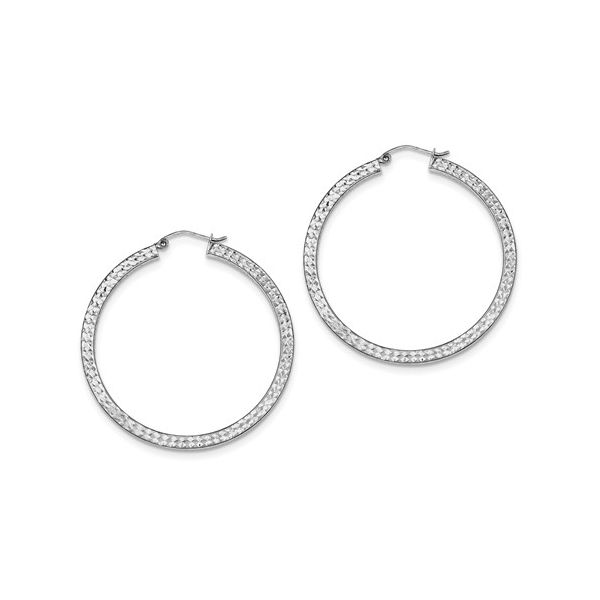 Sterling Silver Hoops Earrings Texas Gold Connection Greenville, TX