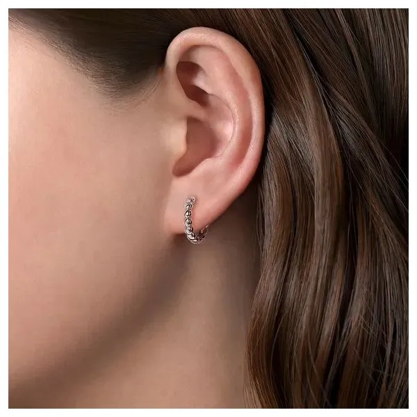 Sterling Silver 15mm Huggies Image 2 Texas Gold Connection greenville, TX