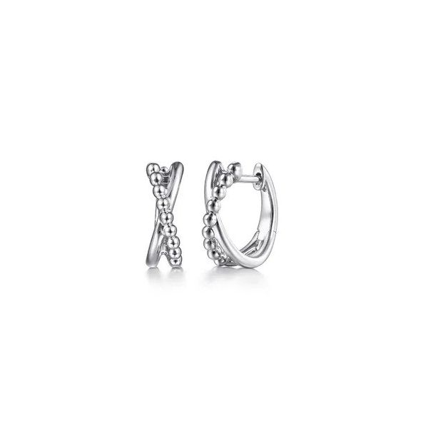 925 Sterling Silver Bujukan Twisted Huggie Earrings Texas Gold Connection greenville, TX
