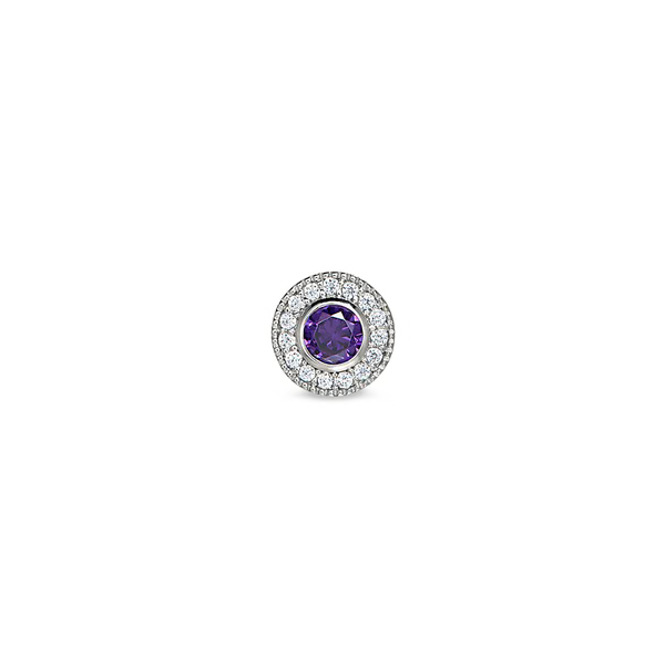 February Birthstone Necklace Charm Texas Gold Connection greenville, TX
