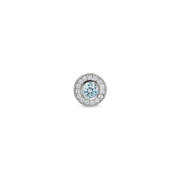 March Birthstone Necklace Charm Texas Gold Connection greenville, TX