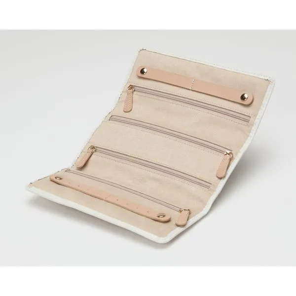 Leather jewellery roll online