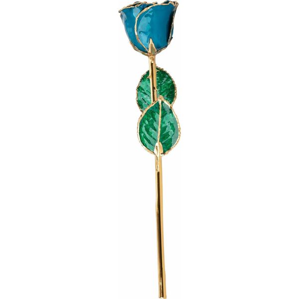 Lacquer December Pearl colored Rose with Gold Trim Image 3 Texas Gold Connection greenville, TX