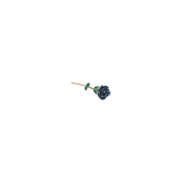 Lacquer September Sapphire Colored Rose With Gold Trim Texas Gold Connection greenville, TX