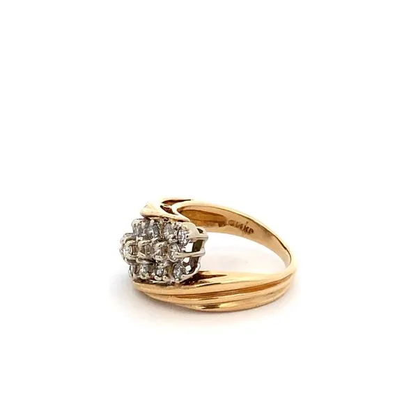 Preowned - 14kt yellow gold waterfall ring Image 2 Texas Gold Connection Greenville, TX