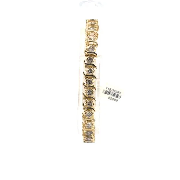 Preowned - 14kt yellow gold 5.0ct diamond tennis bracelet Texas Gold Connection Greenville, TX