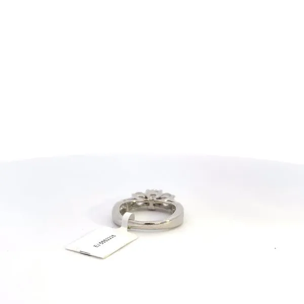 14kt White Gold Ring with 0.50 Center Stone Image 3 Texas Gold Connection Greenville, TX