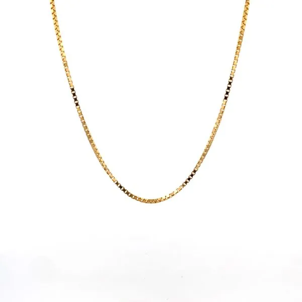 PREOWNED - 18K Yellow Gold Box Chain Texas Gold Connection Greenville, TX
