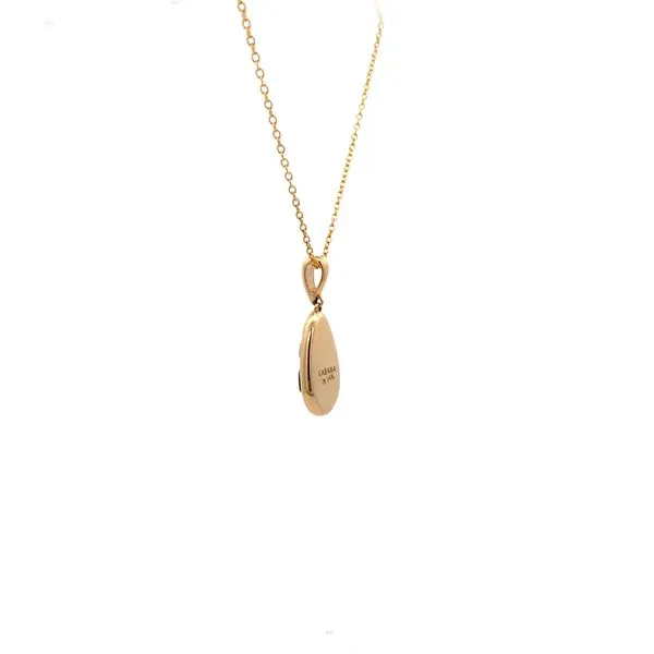 PREOWNED - 14K Yellow Gold Diamond Pendant Image 2 Texas Gold Connection Greenville, TX
