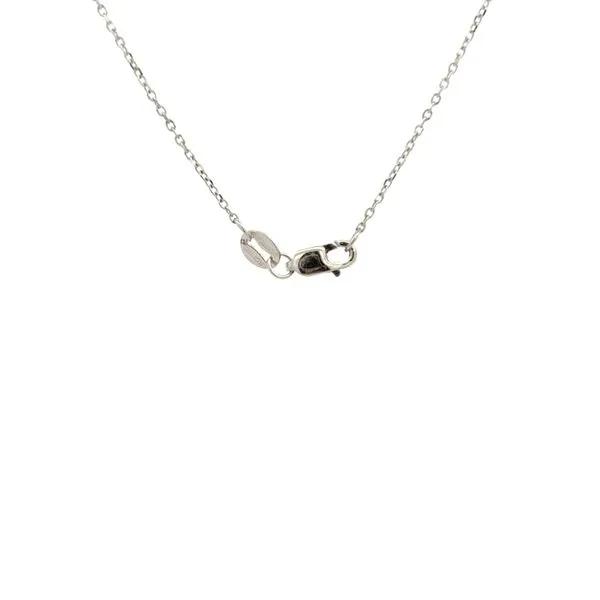 PREOWNED - 14K White Gold Chain With 0.20Tw Diamond Pendant Image 2 Texas Gold Connection Greenville, TX