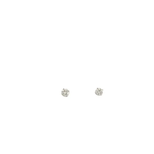 PREOWNED - 14k White Gold 0.33Tw Diamond Stud Earrings Texas Gold Connection greenville, TX