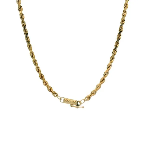 PREOWNED - 14K Yellow Gold 2.8mm Rope Chain Image 2 Texas Gold Connection greenville, TX