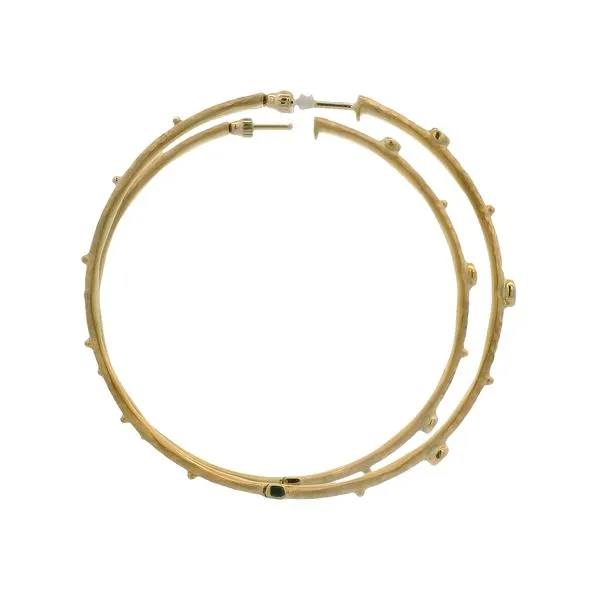 PREOWNED - 18K Yellow Gold Earrings With 0.25Tw Diamonds Image 2 Texas Gold Connection greenville, TX