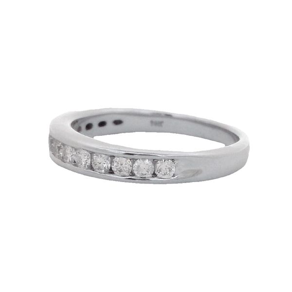 PREOWNED - 14K White Gold Band with 0.33Tw Diamonds Image 2 Texas Gold Connection greenville, TX