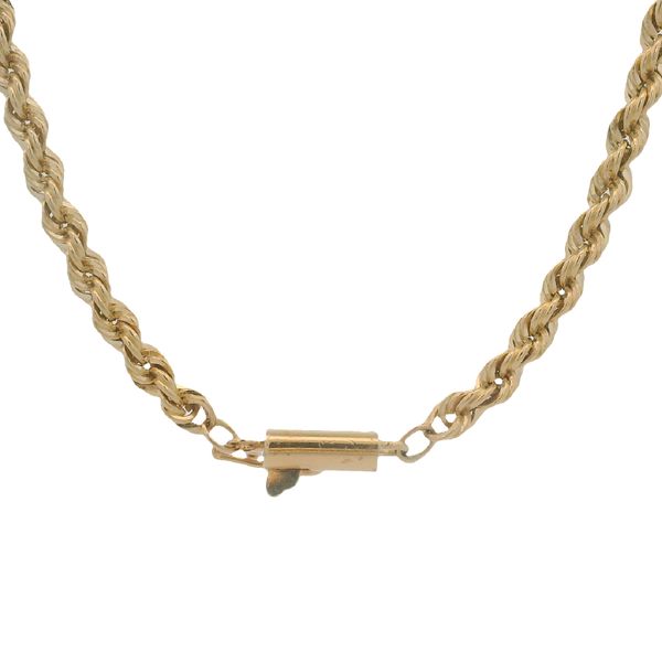 PREOWNED - 14K Yellow Gold 3.1mm 25 in Rope Chain Image 2 Texas Gold Connection greenville, TX